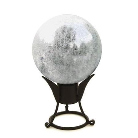 Achla Designs Achla G12-S-C 12 in. Gazing Globe in Crackle Silver G12-S-C